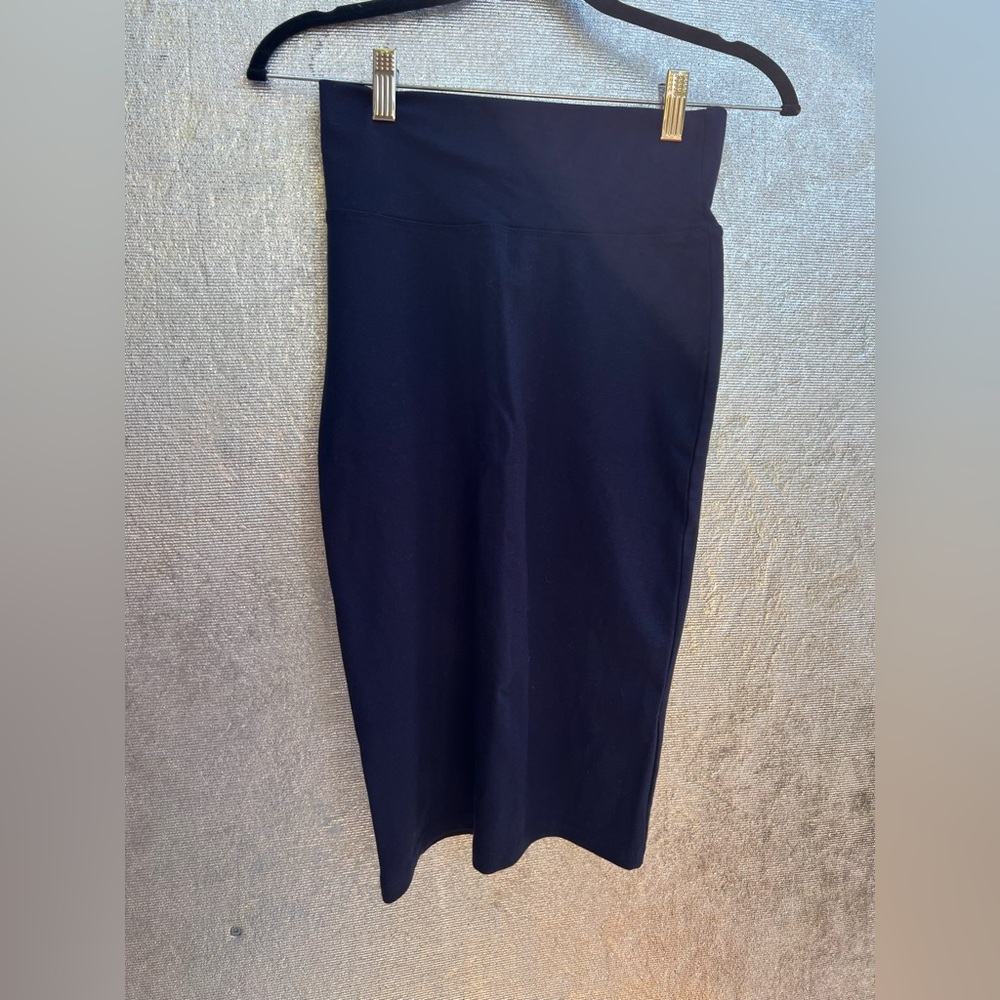 Survival Navy Blue Pencil skirt
